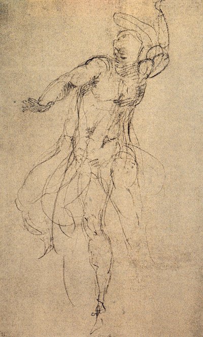 Estudio para el Juicio Final de Michelangelo Buonarroti